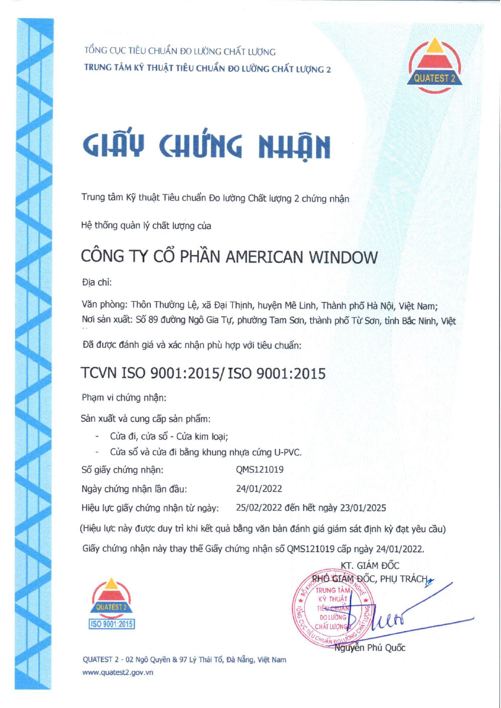 KQCN CTY AMERICAN WINDOW 1