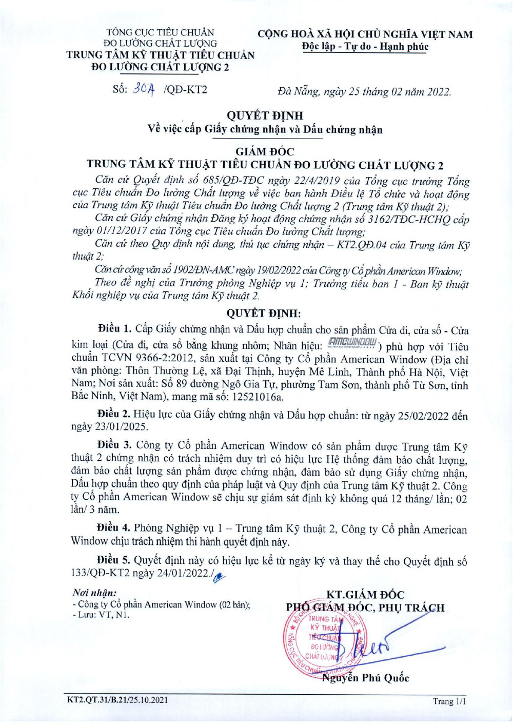 KQCN CTY AMERICAN WINDOW 5